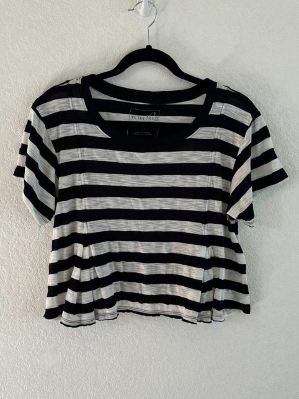 We The Free Stiped Crop Top